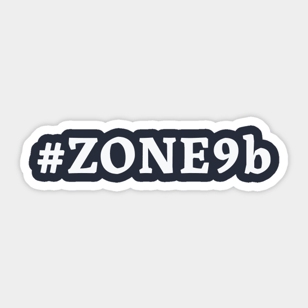 Grow Zone 9b Sticker by theGardenVoyeur